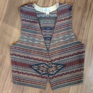 Vintage Orvis Southwestern Cotton Vest USA Made